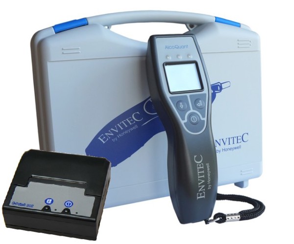 Picture of Breathalyzer Envitec AlcoQuant 6020 incl. mobile wireless printer E-Print 202