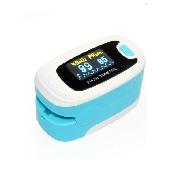 Picture of Finger pulse oximeter with OLED display - SpO2 pulse monitor