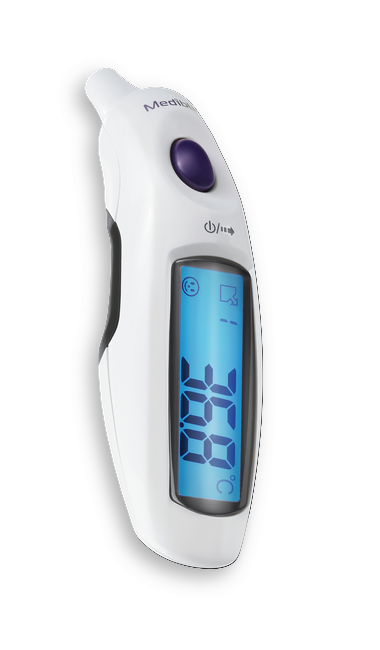 Bild von Mediblink M300 In-Ear Infrarot Fieberthermometer - mit großem LCD Display 