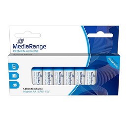 Zeige Details für Alkali-Batterien Typ AA 1,5V 10er Pack - MediaRange Bild von Alkali-Batterien Typ AA 1,5V 10er Pack - MediaRange