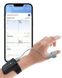 Checkme O2 mit App ViHealth Checkme O2 mit App