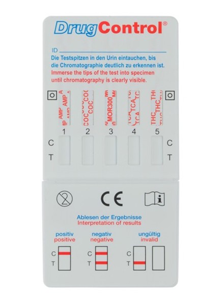 Picture of Drug Test Drug-Control Multi Test (MultiDip 5)