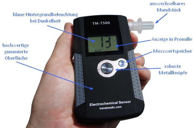 Alkoholtester TM-7500-Healthcare