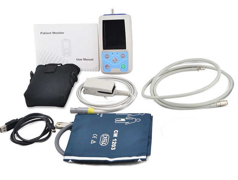 CONTEC PM-50 PATIENT MONITOR , WITH SPO2 AND CONTINUOUS BLOOD PRESSURE  MONITORRING , DATA COMMUNICATE WITH PC - Blood Pressure Monitor Depot