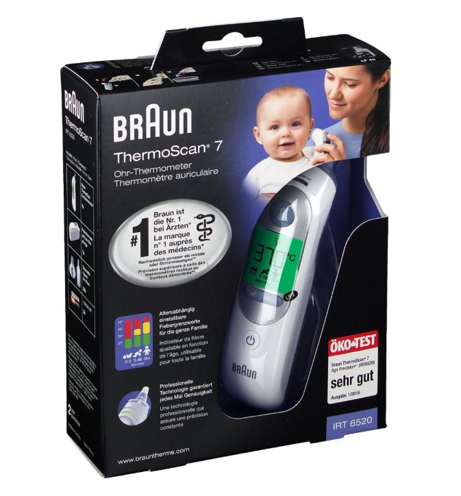  Braun Thermoscan 7 IRT6520 Thermometer (European