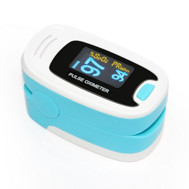 Finger Pulsoximeter-Herzfrequenzmessgerät und Blutsauerstoffsättigung mit OLED-Bildschirm Haofy Pulsoximeter 