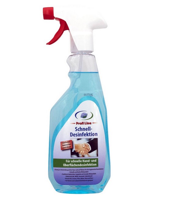 Bild von Profi Line Schnelldesinfektion - 500 ml - Ernst Chemie mit Zerstäuberpumpe