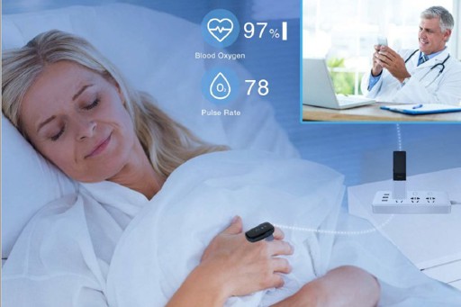 Oxylink™ - Puls Oximeter + WiFi-Remote Linker 