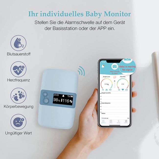 Infant Pediatric Pulse Oximeter - BabyO2 PO5