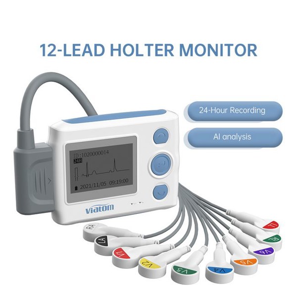 Picture of ECG recorder/holter monitor Viatom TH12 incl. data evaluation via AI algorithm