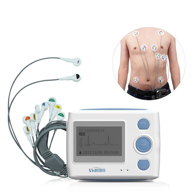 12 LEAD ECG Holter Monitor & Recorder - TH12