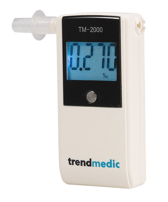 Picture of Fuel-Cell Breathalyzer TM-2000 incl. 25 additional mouthpieces