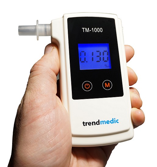 Alkoholtester TM-1000 inkl. 25 Zusatz-Mundstücke-Healthcare