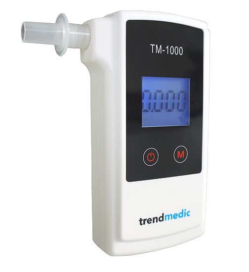 Picture of Fuel-Cell Breathalyzer TM-1000 incl. 25 Mouthpieces