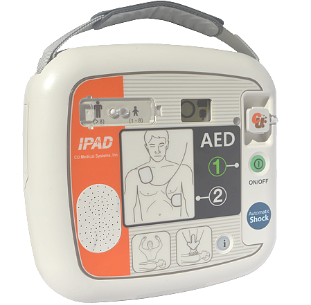 Bild von Defibrillator (AED) mit automatischer Sprachführung, Modell iPAD CU-SP1 auto