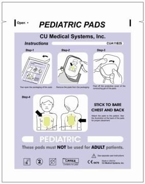 Bild von Defibrillationselektroden für Kinder / Defibrillator Modell, iPAD CU-SP1