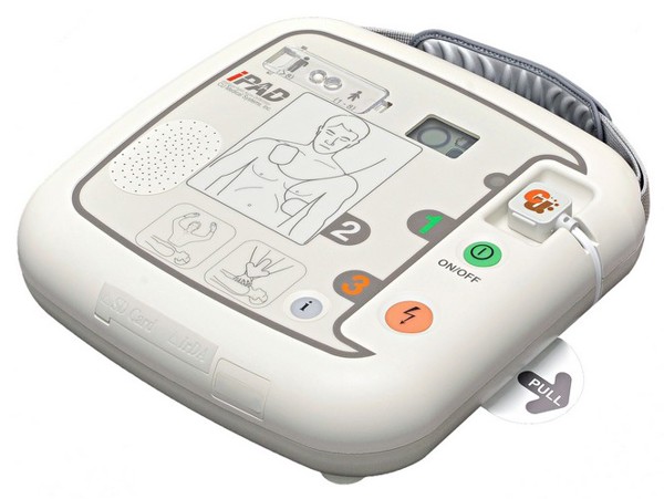 Bild von Defibrillator (AED) mit automatischer Sprachführung, Modell iPAD CU-SP1 semi