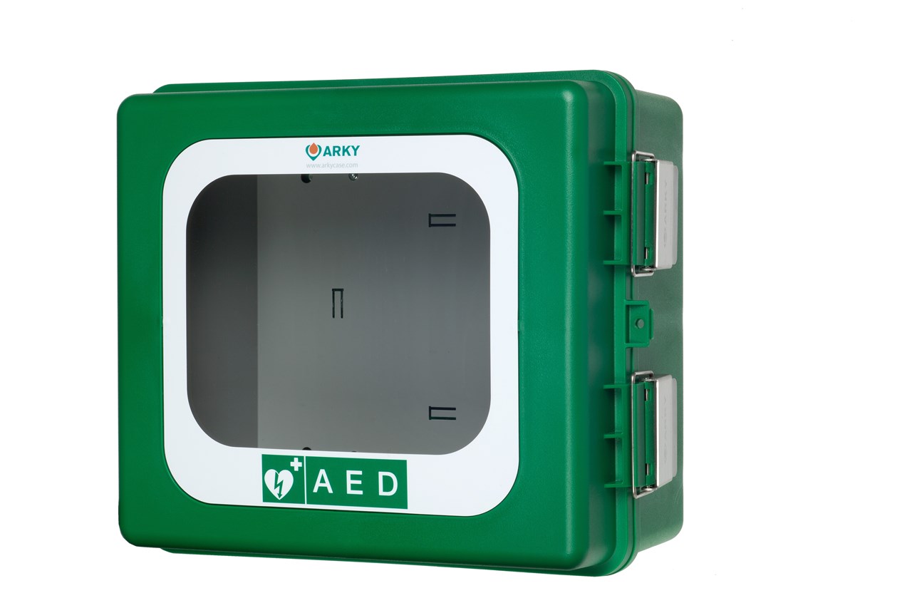 AED Defibrillator Wandschrank Wandkasten mit Alarmfunktion #10670