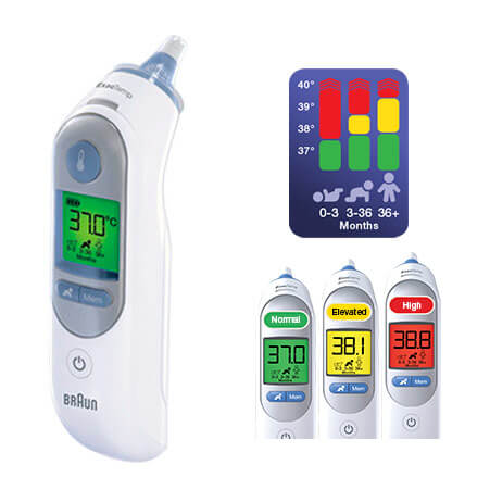 ThermoScan Fieberthermometer bei für Infrarot IRT6520 Therapie- Braun und | 7 medizinische online Trendmedic -Healthcare kaufen Messgeräte zuhause