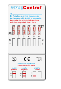 Picture of Drug test Drug-Control Multi Test (MultiLine 5)